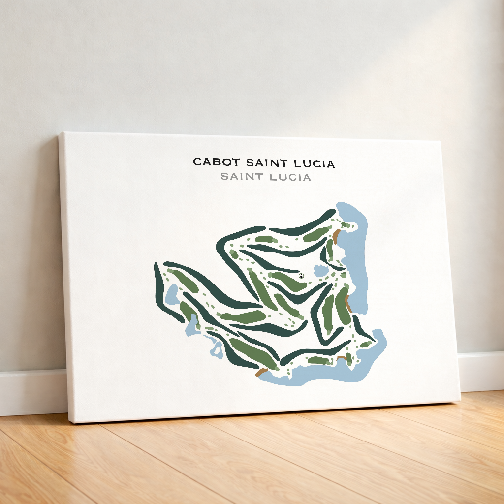 Cabot Saint Lucia, Saint Lucia - Printed Golf Courses