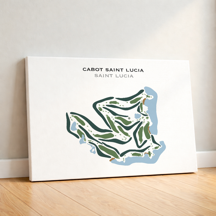 Cabot Saint Lucia, Saint Lucia - Printed Golf Courses