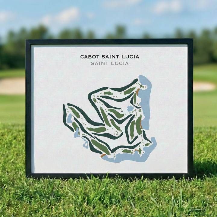Cabot Saint Lucia, Saint Lucia - Printed Golf Courses