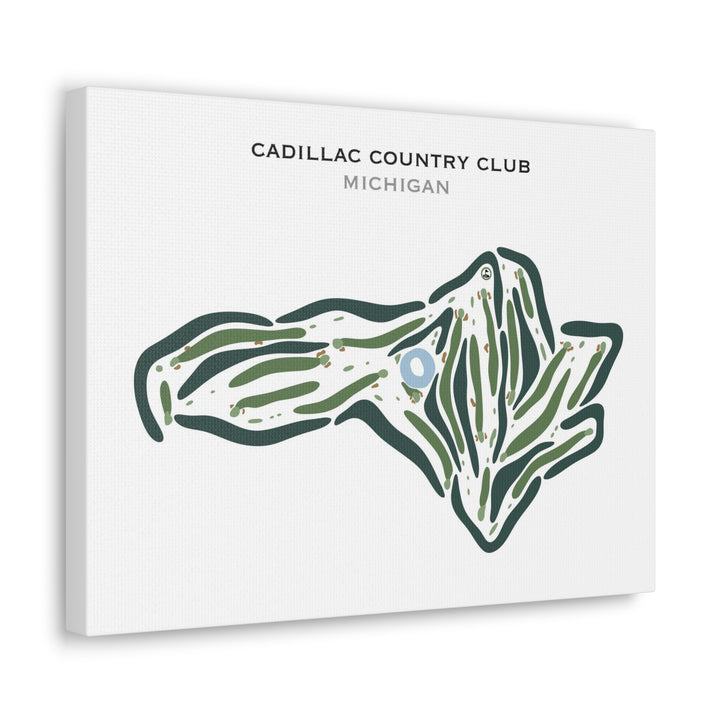 Cadillac Country Club, Michigan - Printed Golf Courses