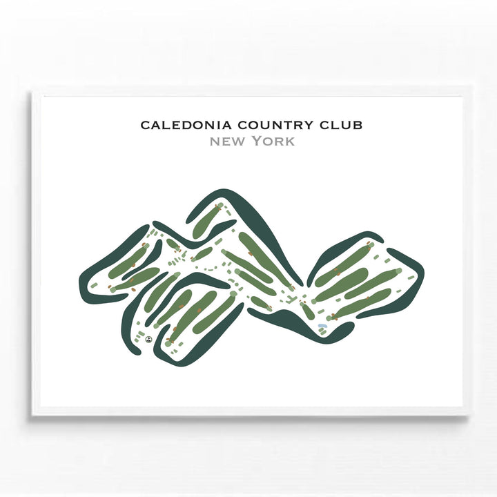 Caledonia Country Club, New York - Printed Golf Courses