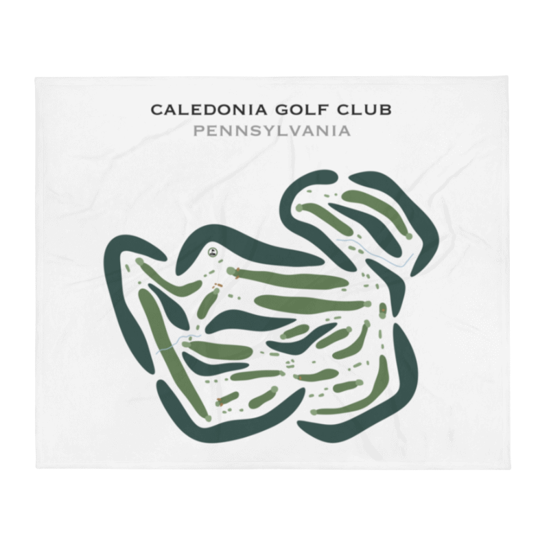 Caledonia Golf Club, Pennsylvania - Printed Golf Courses