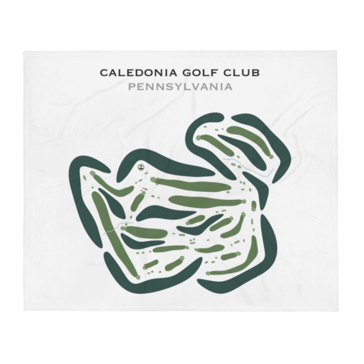 Caledonia Golf Club, Pennsylvania - Printed Golf Courses