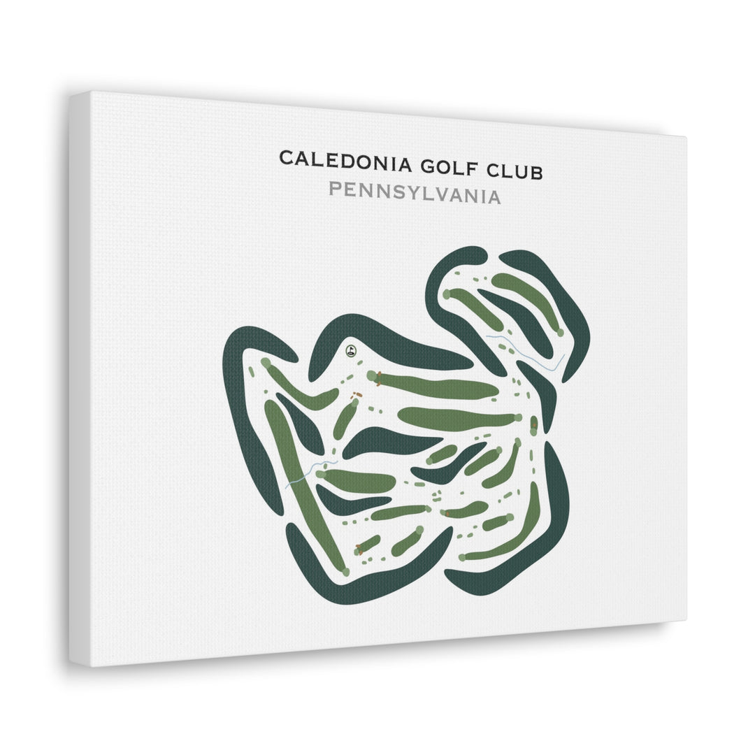 Caledonia Golf Club, Pennsylvania - Printed Golf Courses