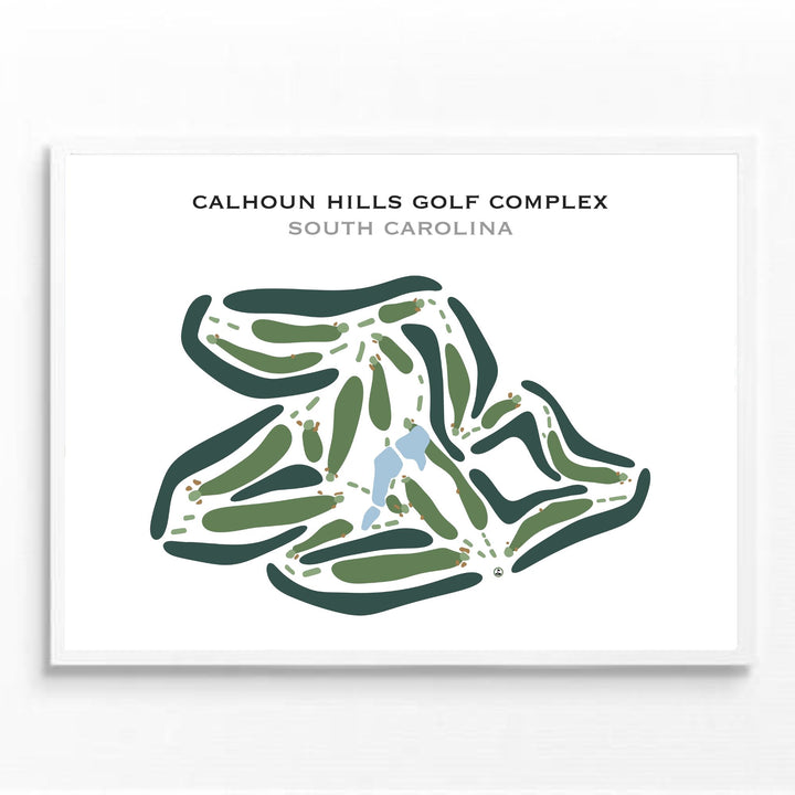 Calhoun Hills Golf Complex, South Carolina - Printed Golf Courses