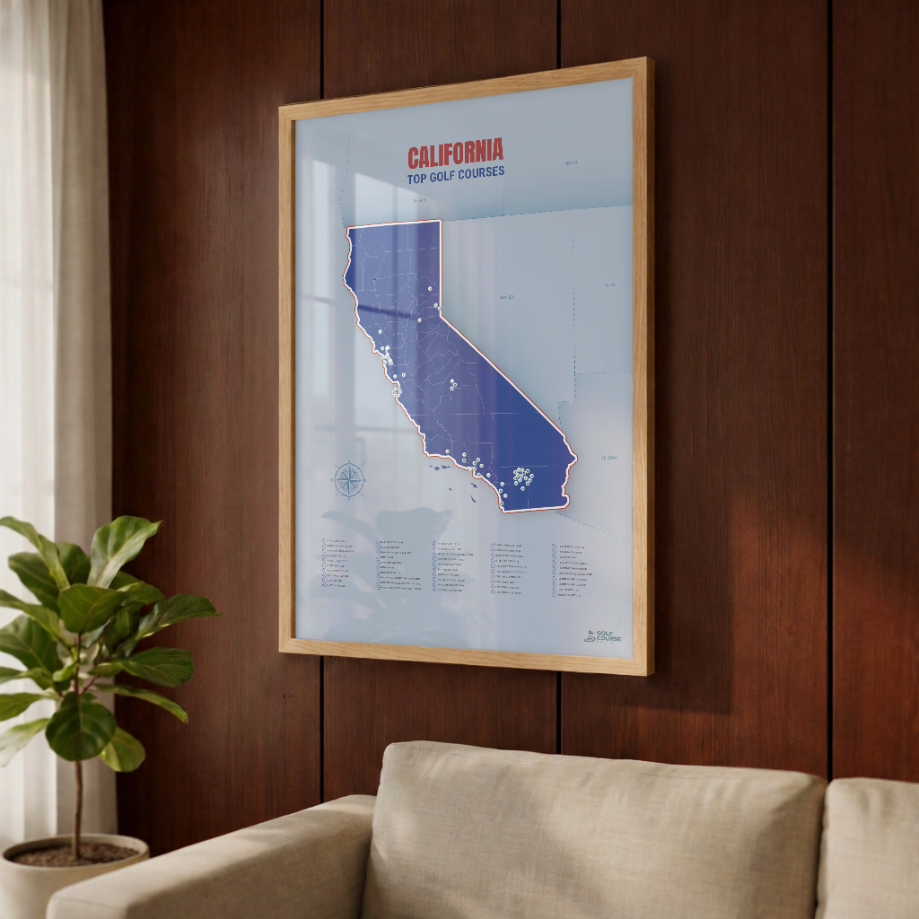 Map of California Golf Courses