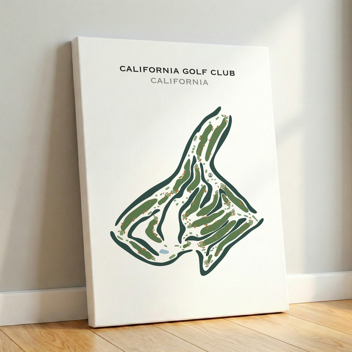 California Golf Club, California - Printed Golf Course