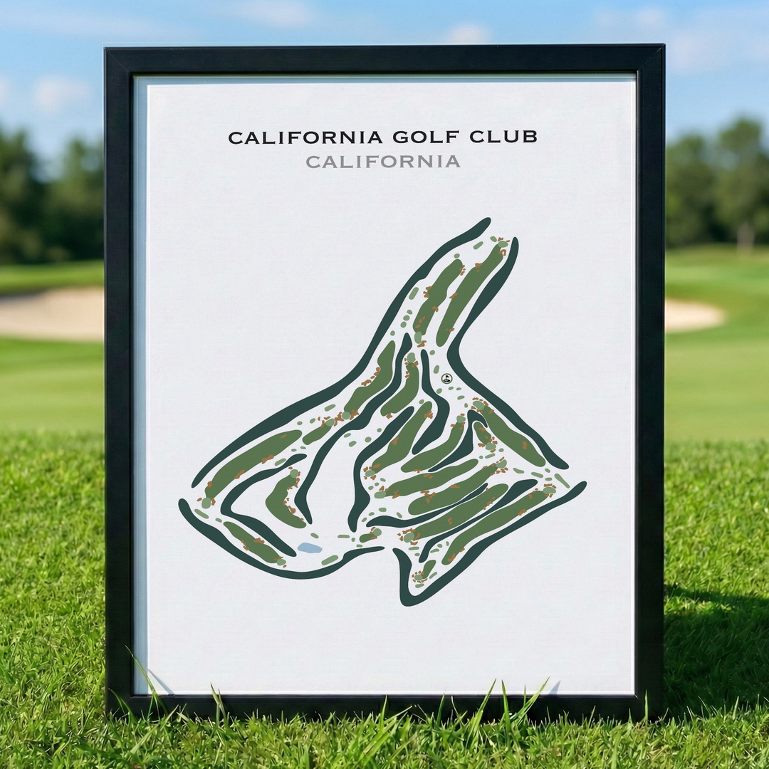 California Golf Club, California - Printed Golf Course