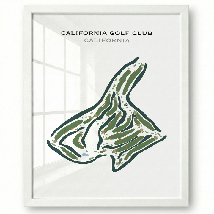 California Golf Club, California - Printed Golf Course