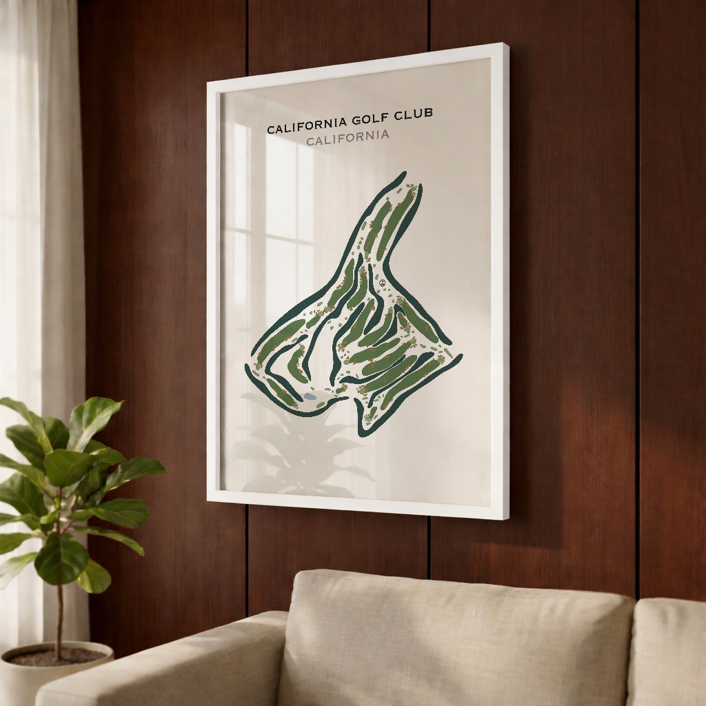 California Golf Club, California - Printed Golf Course