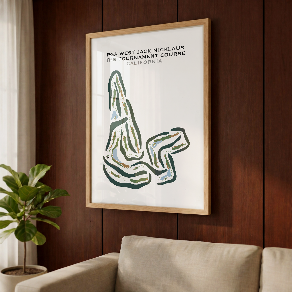 PGA West Jack Nicklaus, California - Printed Golf Courses