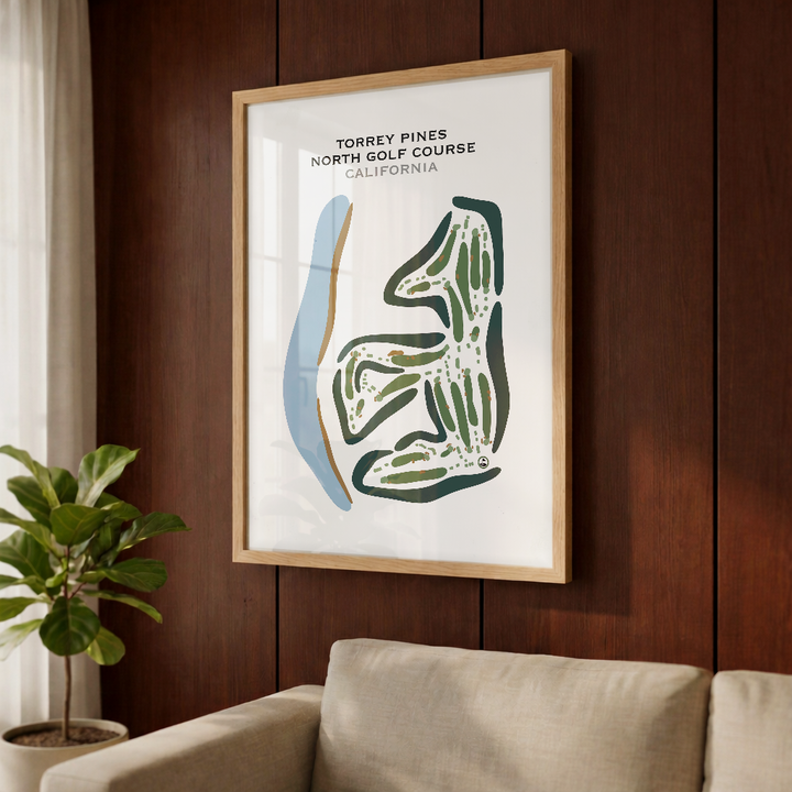 Torrey Pines North Course, California - Printed Golf Courses