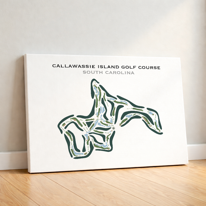 Callawassie Island Golf Course, South Carolina - Printed Golf Course
