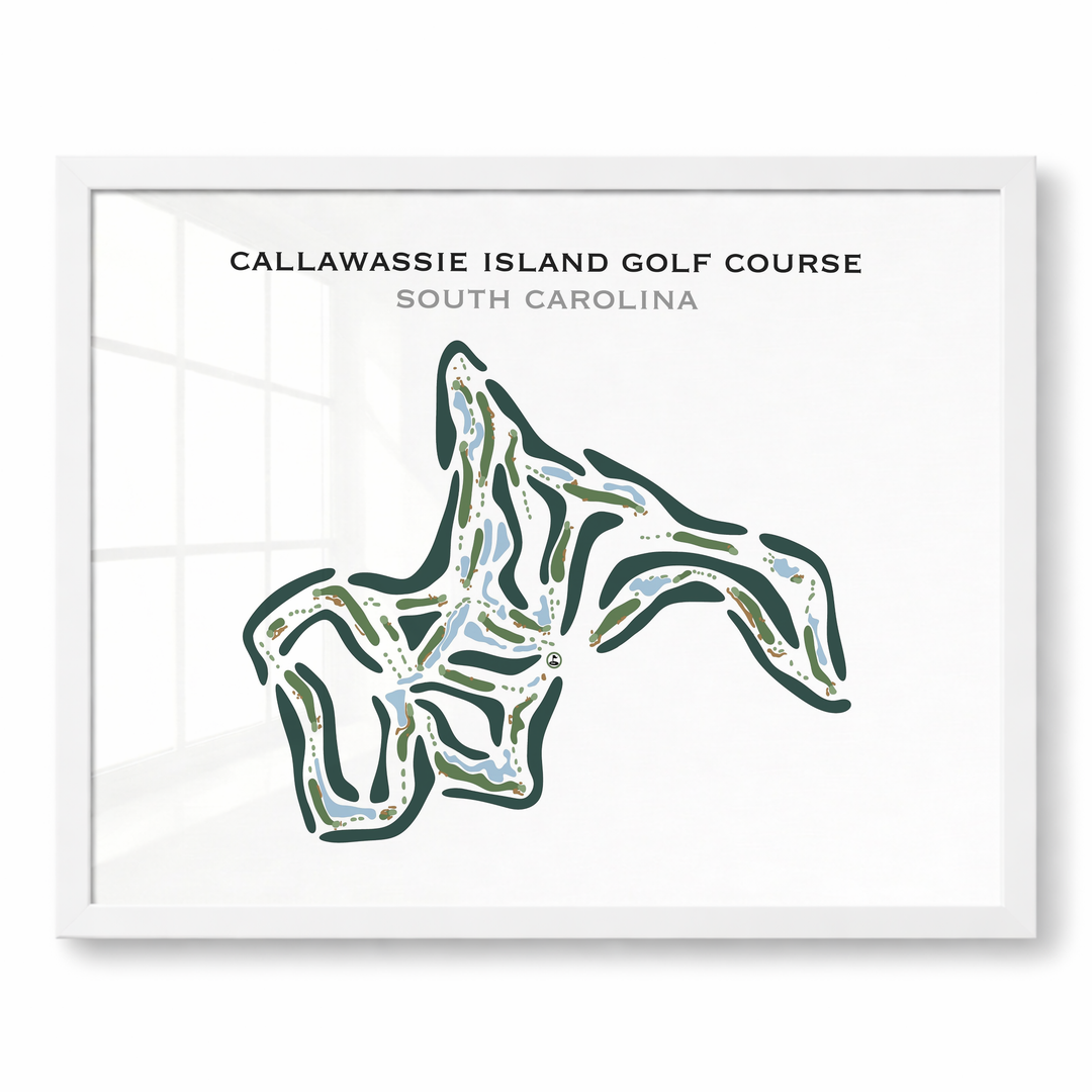 Callawassie Island Golf Course, South Carolina - Printed Golf Course