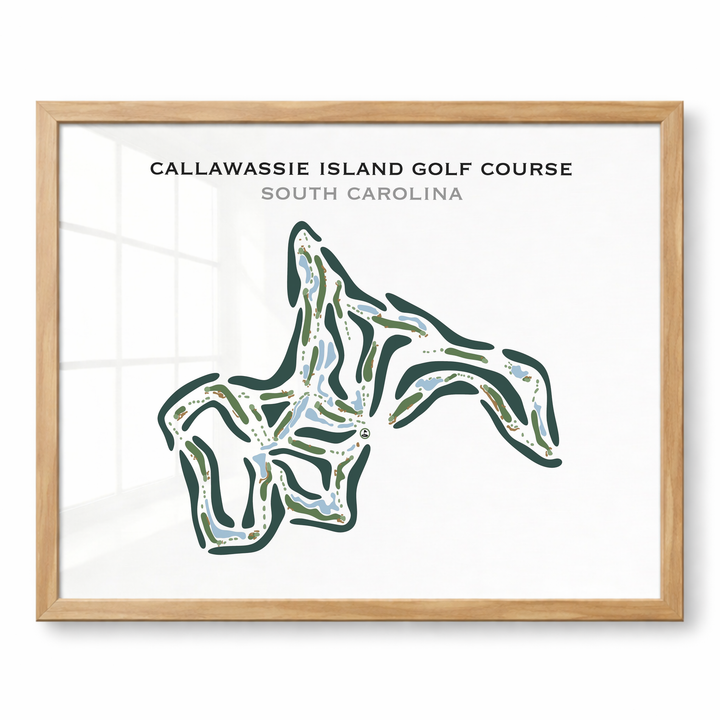 Callawassie Island Golf Course, South Carolina - Printed Golf Course
