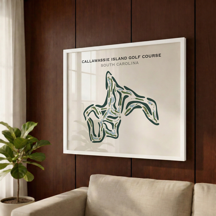 Callawassie Island Golf Course, South Carolina - Printed Golf Course