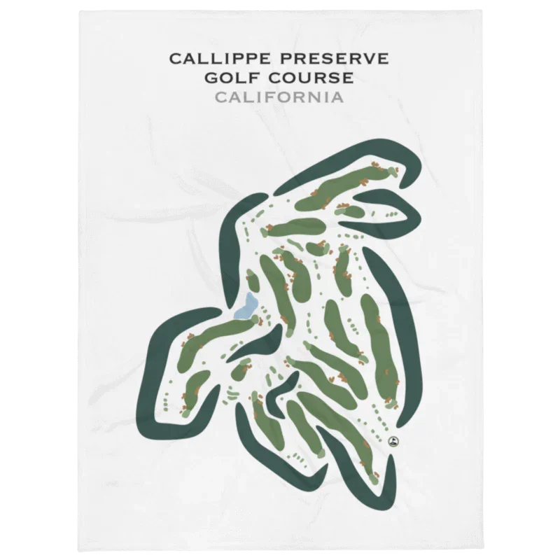 Callippe Preserve Golf Course, California - Printed Golf Courses