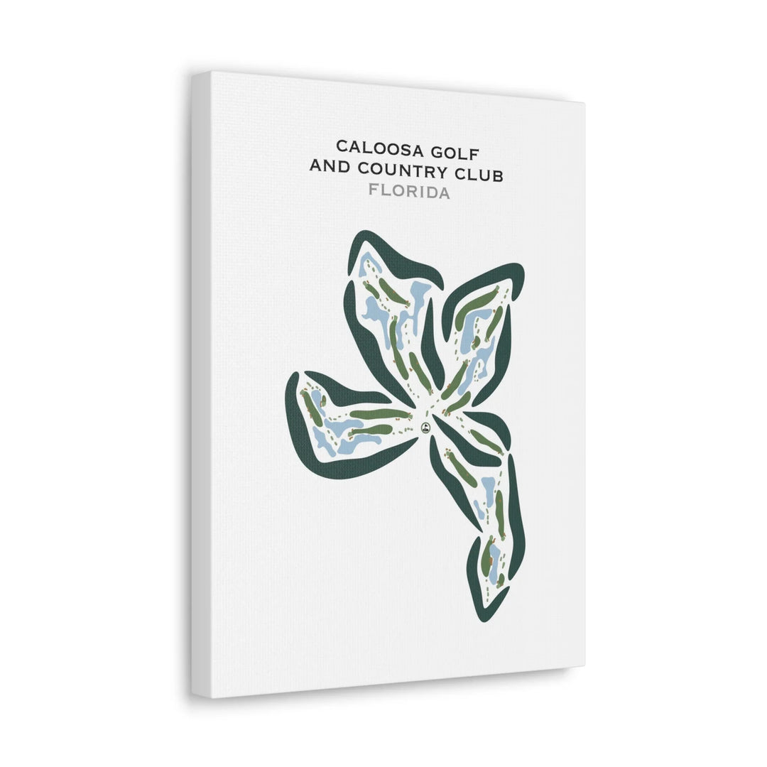 Caloosa Golf & Country Club, Florida - Printed Golf Courses