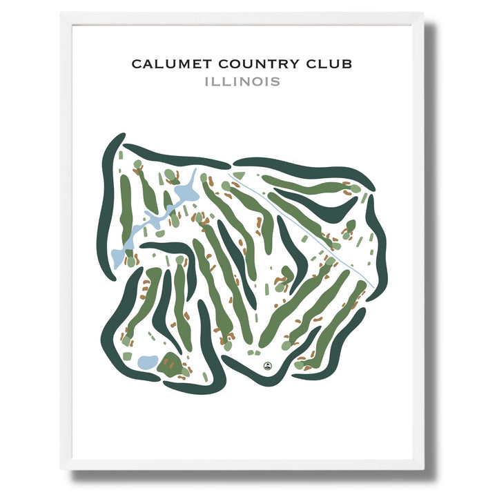 Calumet Country Club, Illinois - Printed Golf Courses