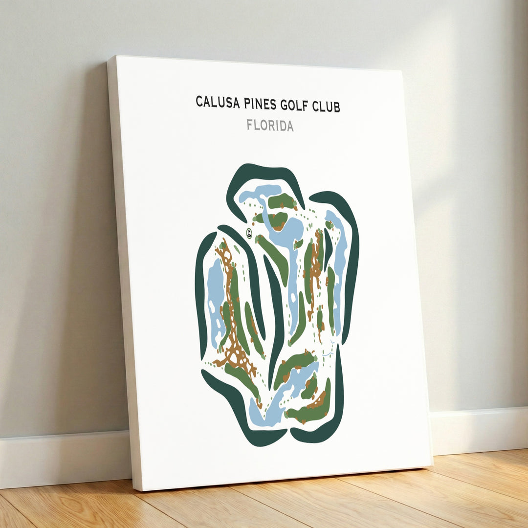Calusa Pines Golf Club, Florida - Printed Golf Courses