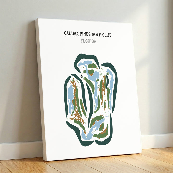 Calusa Pines Golf Club, Florida - Printed Golf Courses