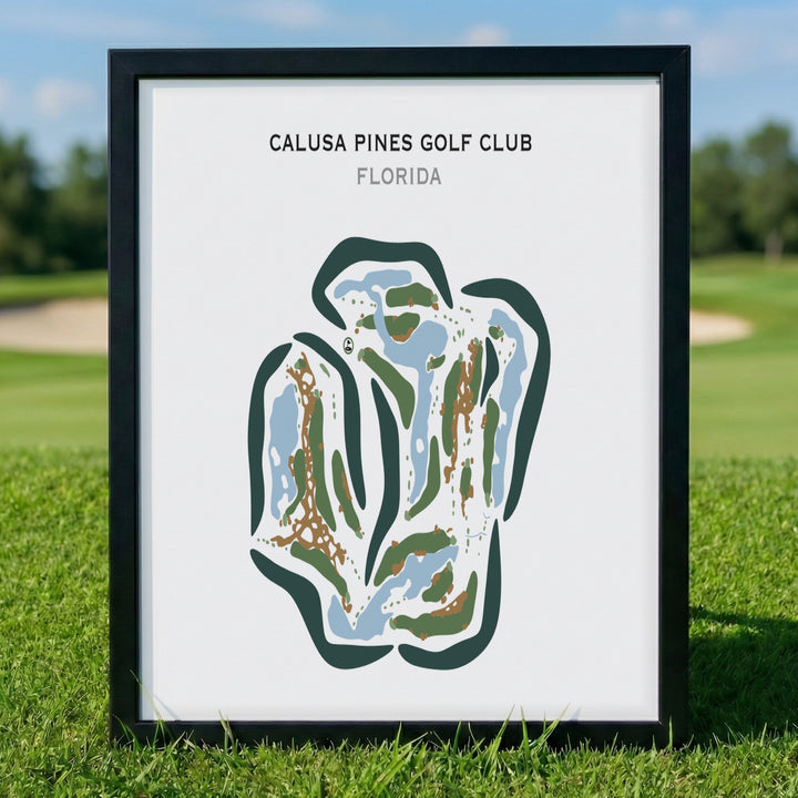 Calusa Pines Golf Club, Florida - Printed Golf Courses