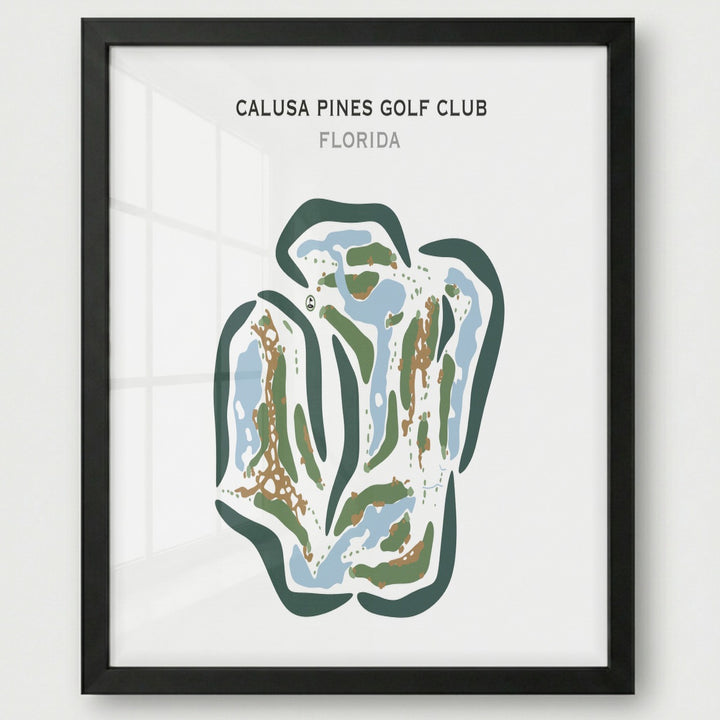 Calusa Pines Golf Club, Florida - Printed Golf Courses