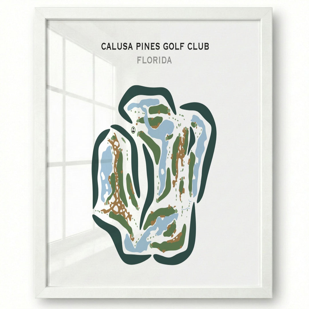 Calusa Pines Golf Club, Florida - Printed Golf Courses