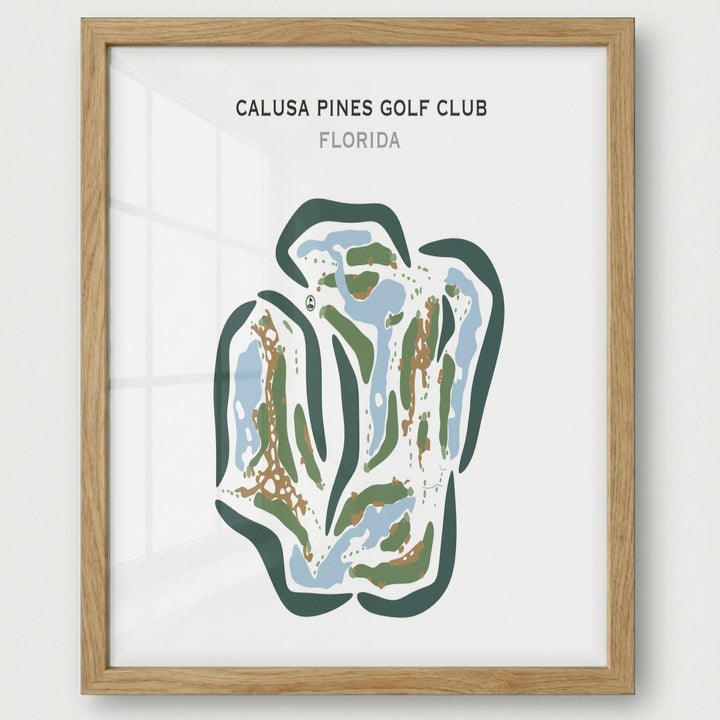 Calusa Pines Golf Club, Florida - Printed Golf Courses
