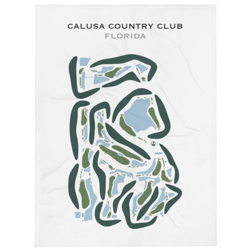 Calusa Country Club, Florida - Printed Golf Courses