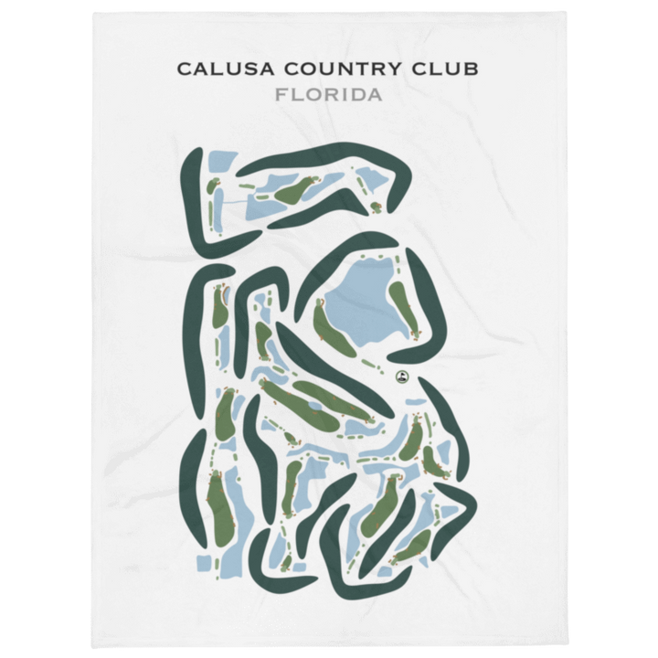 Calusa Country Club, Florida - Printed Golf Courses