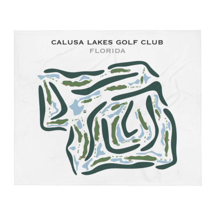 Calusa Lakes Golf Club, Florida - Printed Golf Course