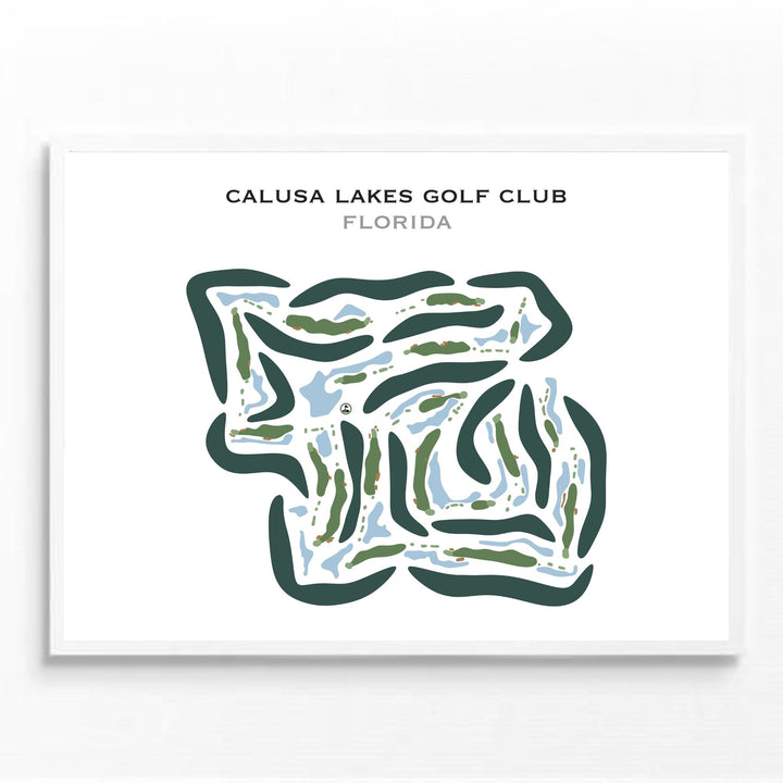Calusa Lakes Golf Club, Florida - Printed Golf Courses