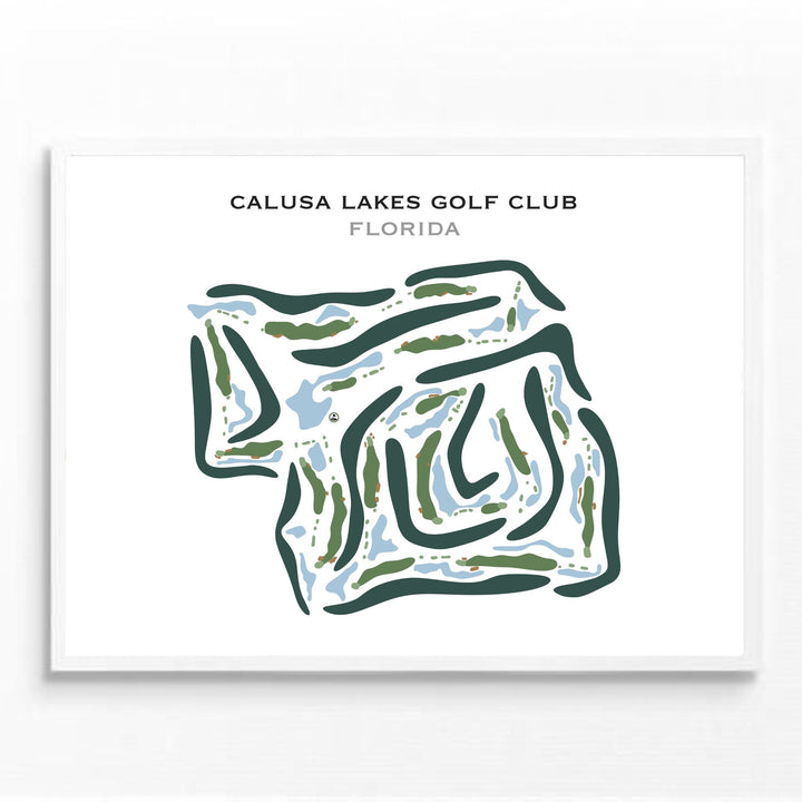 Calusa Lakes Golf Club, Florida - Printed Golf Course