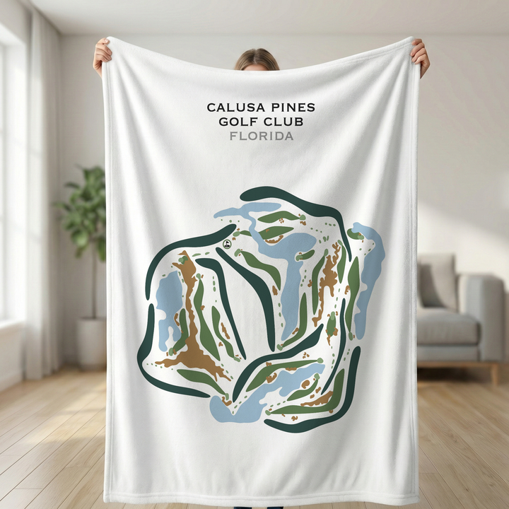 Calusa Pines Golf Club, Florida - Printed Golf Courses