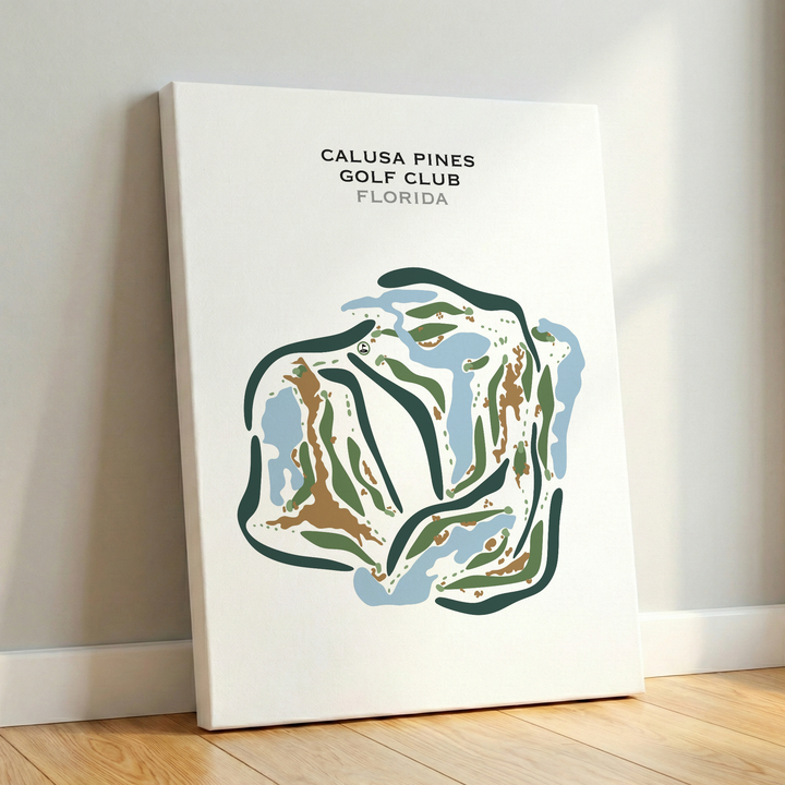 Calusa Pines Golf Club, Florida - Printed Golf Courses