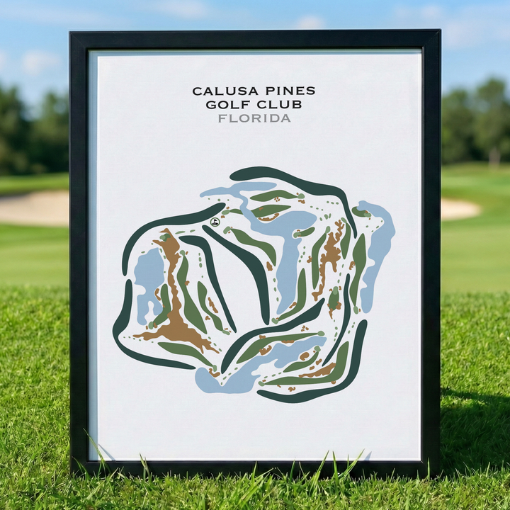 Calusa Pines Golf Club, Florida - Printed Golf Courses