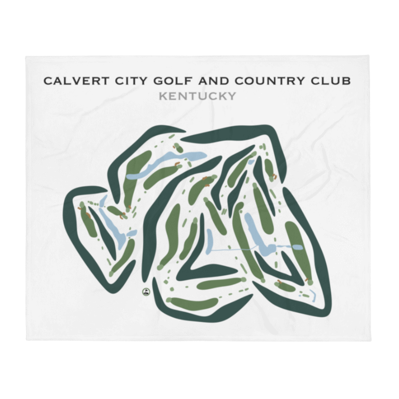 Calvert City Golf & Country Club, Kentucky - Printed Golf Courses