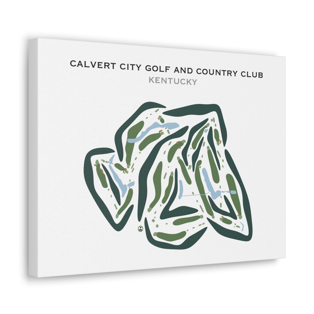 Calvert City Golf & Country Club, Kentucky - Printed Golf Courses