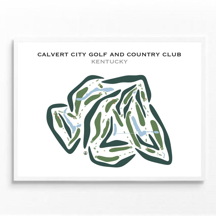 Calvert City Golf & Country Club, Kentucky - Printed Golf Courses