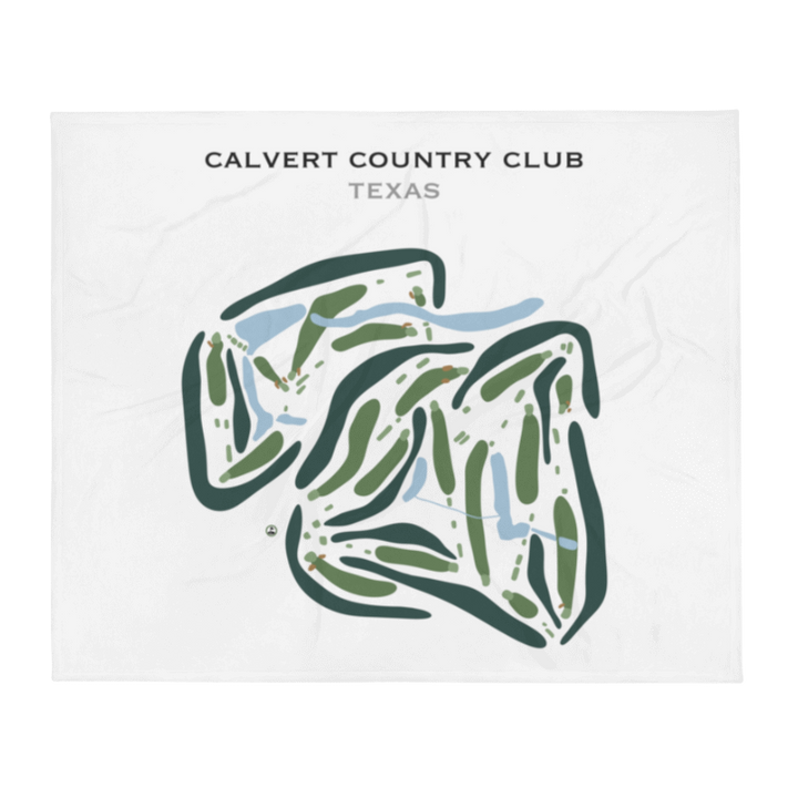 Calvert Country Club, Texas - Printed Golf Courses