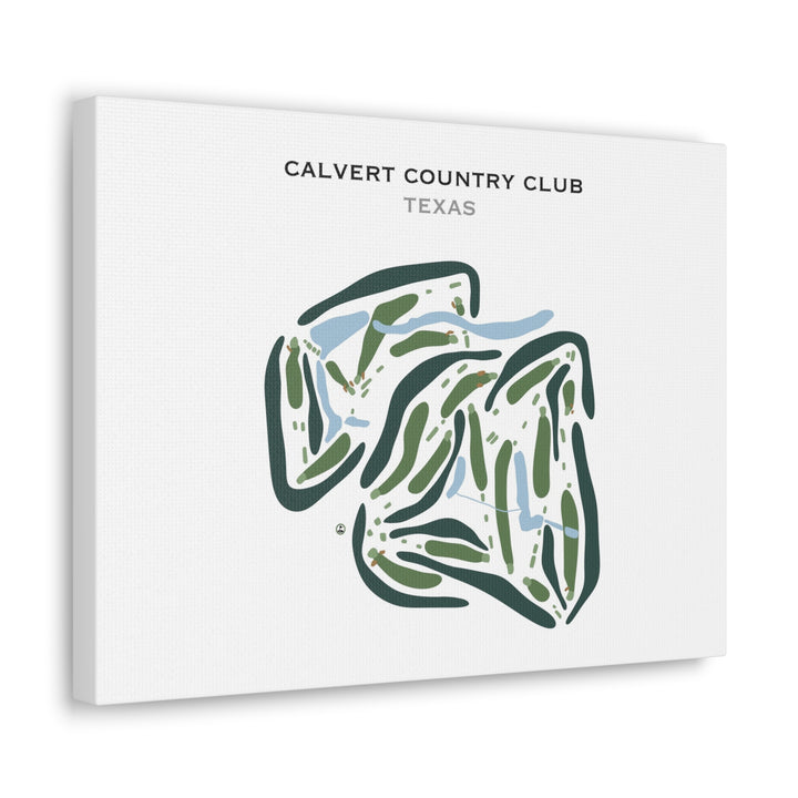 Calvert Country Club, Texas - Printed Golf Courses