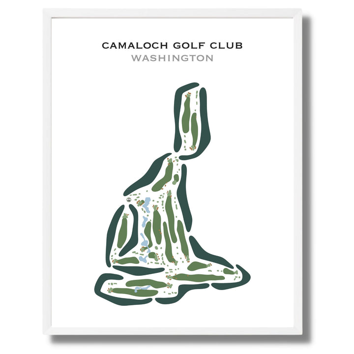 Camaloch Golf Club, Washington - Printed Golf Courses