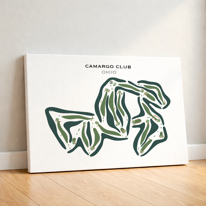 Camargo Club, Ohio - Printed Golf Courses