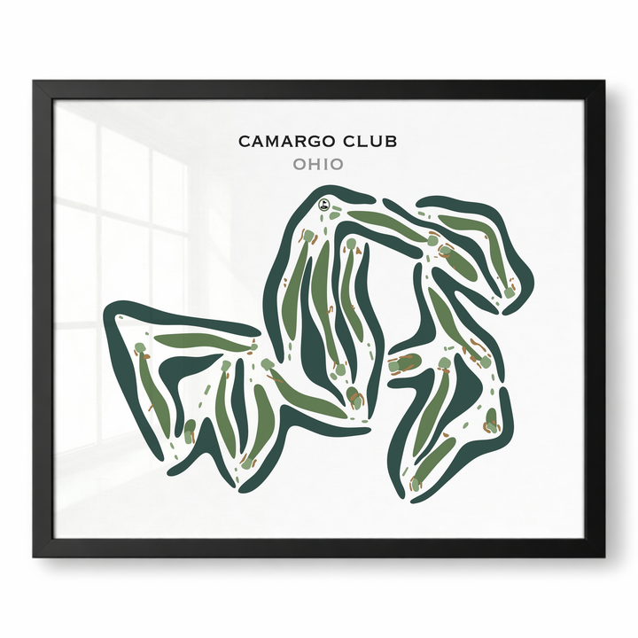 Camargo Club, Ohio - Printed Golf Courses