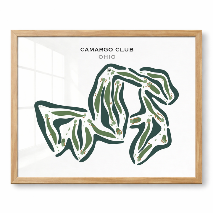 Camargo Club, Ohio - Printed Golf Courses