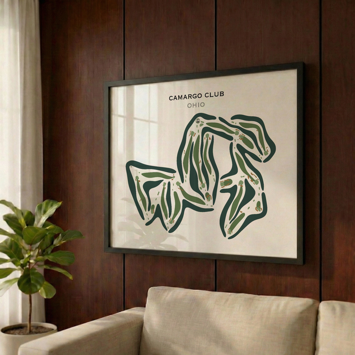 Camargo Club, Ohio - Printed Golf Courses