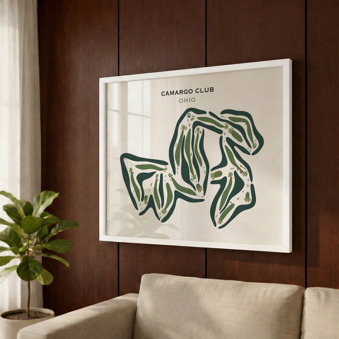 Camargo Club, Ohio - Printed Golf Courses