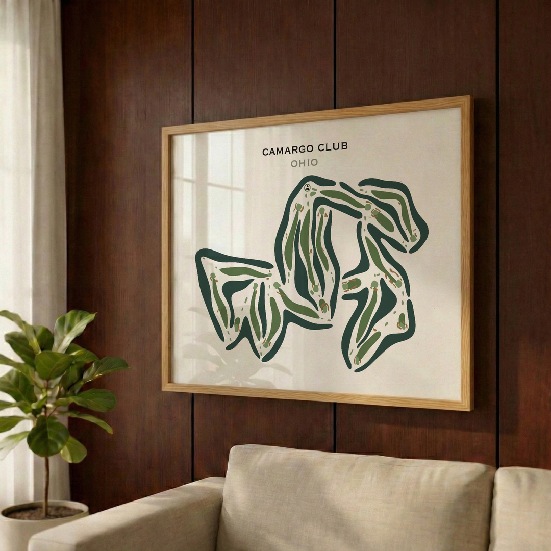 Camargo Club, Ohio - Printed Golf Courses