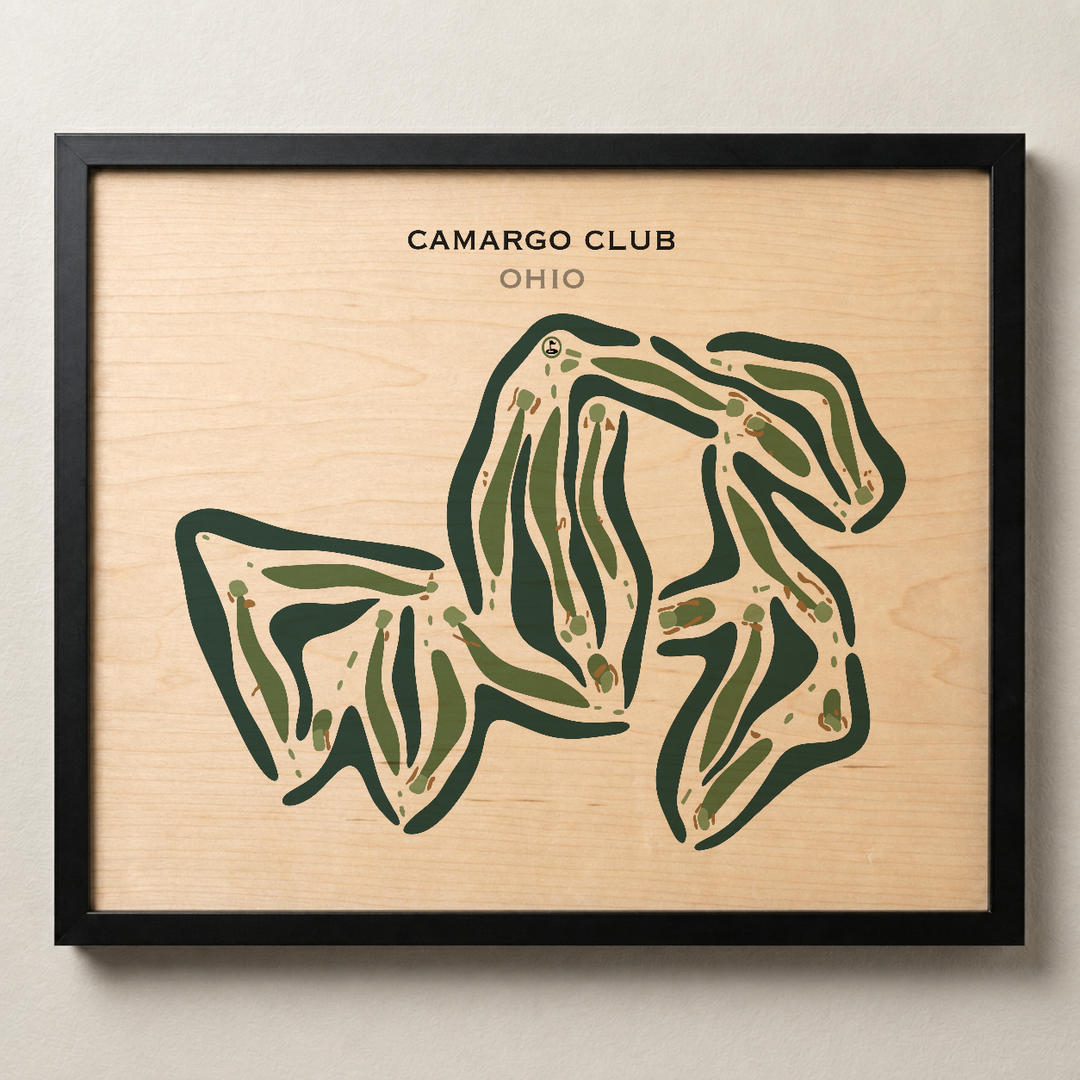 Camargo Club, Ohio - Printed Golf Courses